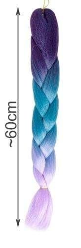 Jumbo Braid / Løshår Hårfletning - 60 cm