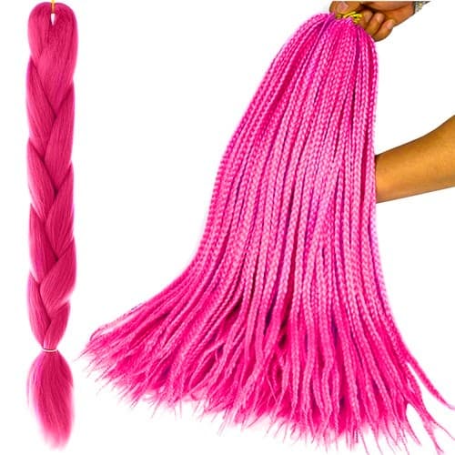 Jumbo Braid / Løshår Hårfletning - 60 cm