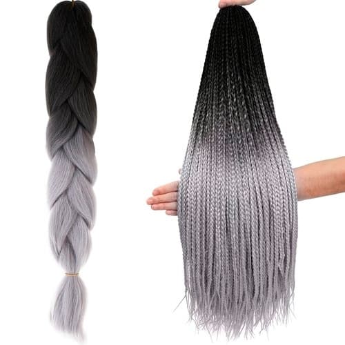 Jumbo Braid / Løshår Hårfletning - 60 cm
