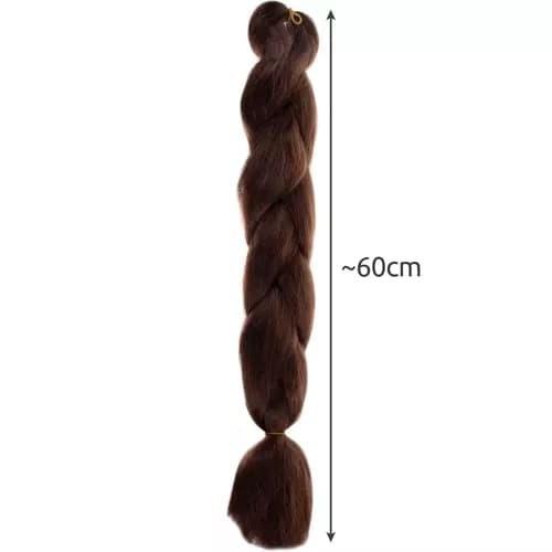 Jumbo Braid / Løshår Hårfletning - 60 cm