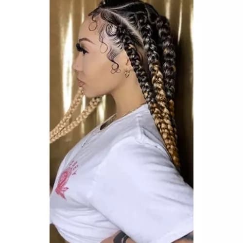Jumbo Braid / Løshår Hårfletning - 60 cm