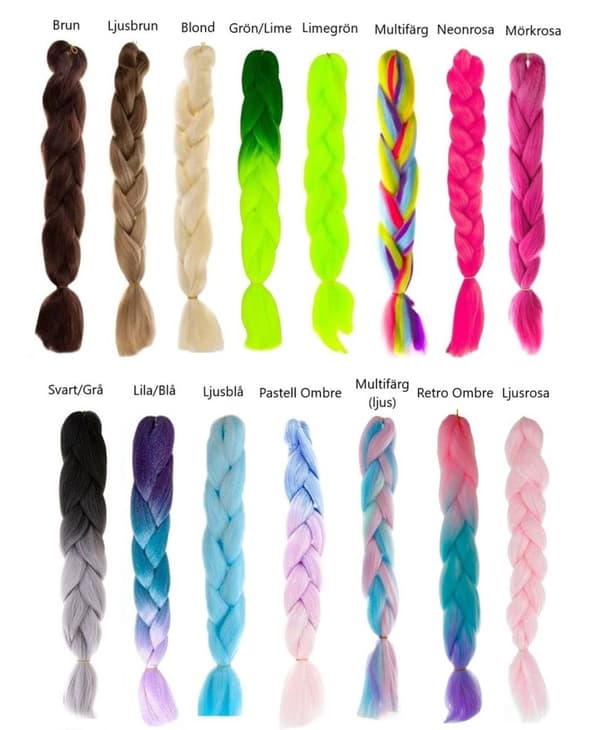 Jumbo Braid / Löshår Hårfläta - 60 cm