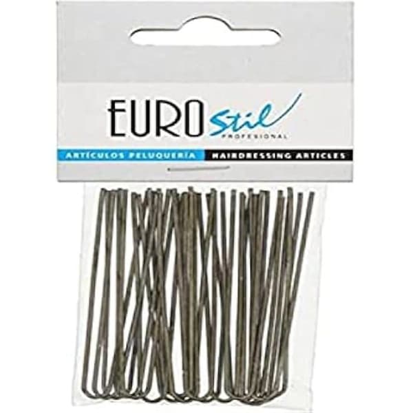 Håraccessoar - EUROSTIL - Hårnålar - 20 stycken - Färg brons - Metall