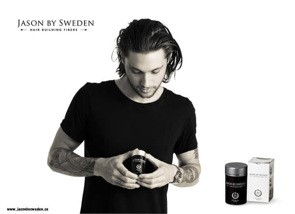 Jason By Sweden hiuskuidut 25g - Valkoinen