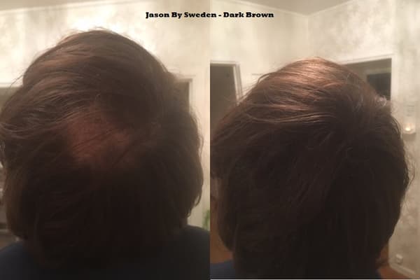 Jason By Sweden genopfyldning Hårfibre 30g - Mørkebrun