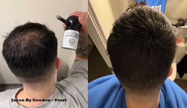Jason By Sweden Refill Hårfibrer 30g - Svart