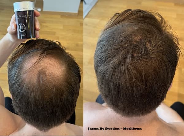 Jason By Sweden Refill Hårfibrer 30g - Ljusbrun