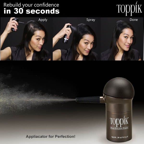 Sprayapplikator for Toppik-bokser