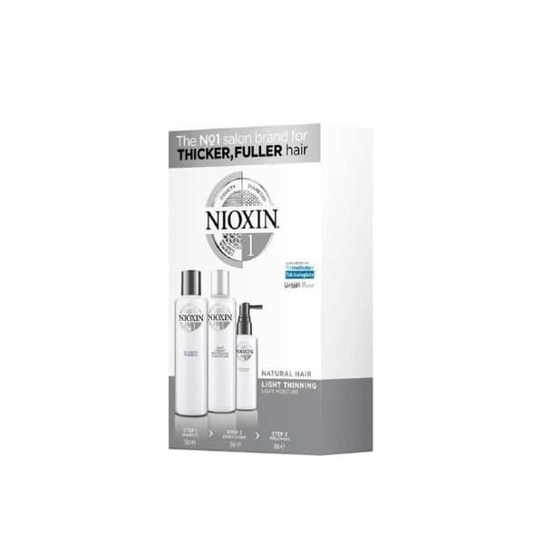 Nioxin 3-delad systemsats 1 Normalt till fint och naturligt hår