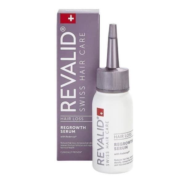 Revalid Regrowth Serum 50ml återupplivar tillväxten, minskar håravfall, ökar hårets densitet.