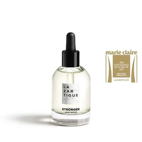 Serum mot håravfall - Lazartigue - Starkare - 50Ml - Vegansk - 97% naturligt ursprung