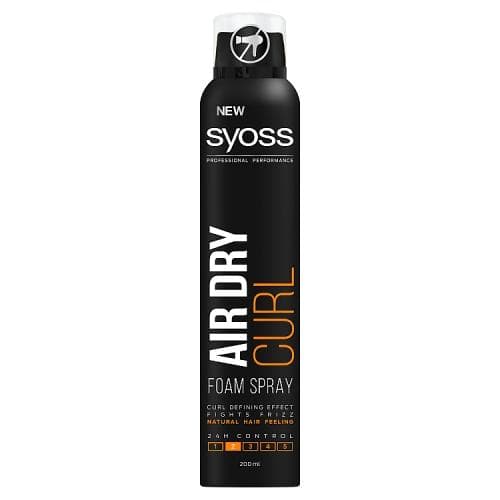 Schwarzkopf Syoss Air Dry Hair Curl Foam 200ml