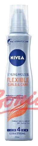 Nivea Hair Care Styling Foam Hair & Care Flexible Curls 150ml