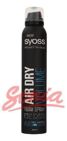 Schwarzkopf Syoss Air Dry Foam hair Volume 200ml