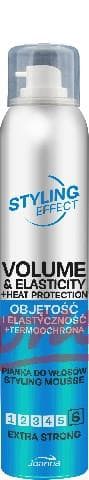 Joanna Styling Effect foam hair volume and elasticity + termoochrona extra strong 150ml