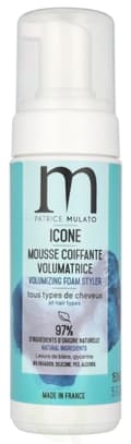 Miniatyrbillede 1 af 3: Patrice Mulato P. Mulato Icone Volumizing Foam Styler 150 ml