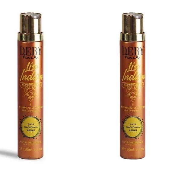 Deby Hair Lissage Indisk Amla Macadamia Argan 2*120ml