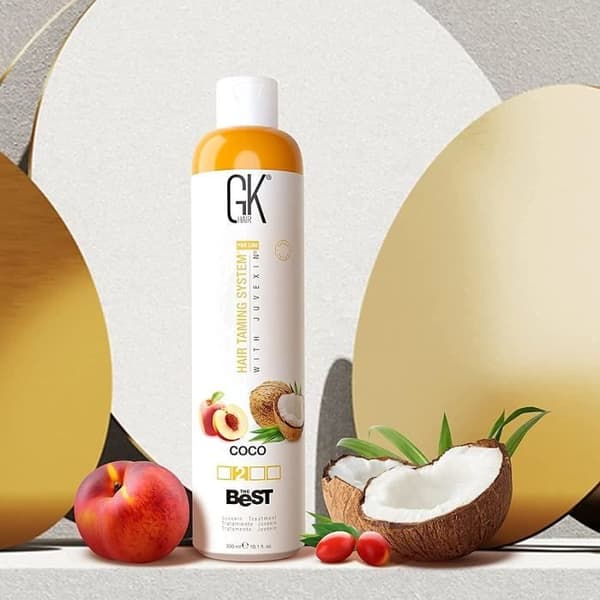 GK HAIR Global Keratin Den Bästa COCO (300ml / 10.1 FL Oz) Keratin Hår Raktbehandling - Brasilianskt komplex professionell