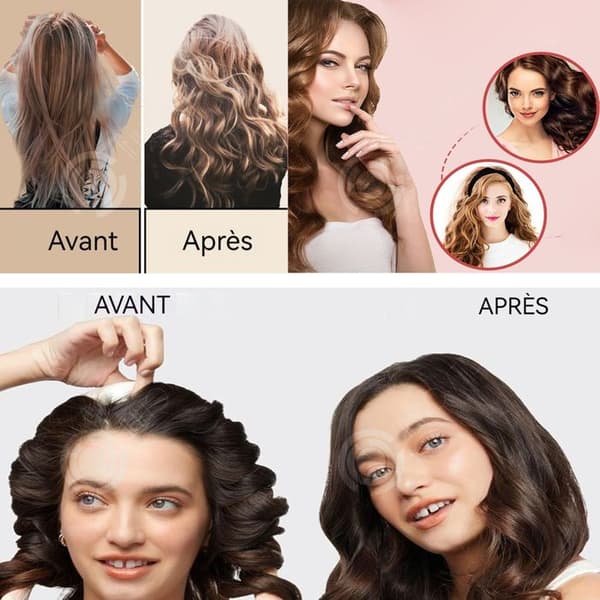 INN Heatless Curl Satin Heatless Hair Curler Set för långt hår Anti-halk Silk Curl Curlers Hårstylingsats