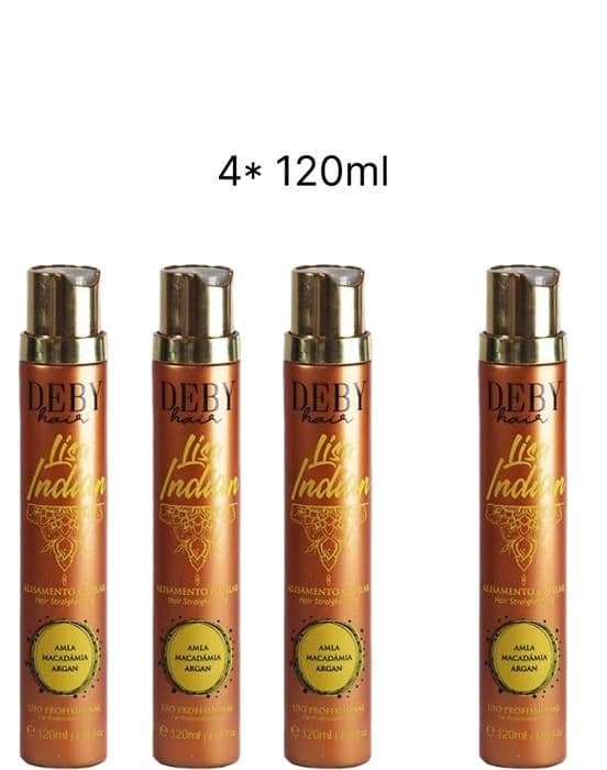 Deby Hair Lissage Indisk Amla Macadamia Argan 4 *120 ml