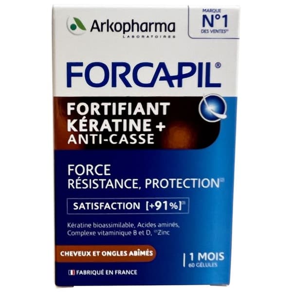 Arkopharma Forcapil Fortifierande Kératine+ 60 kapslar
