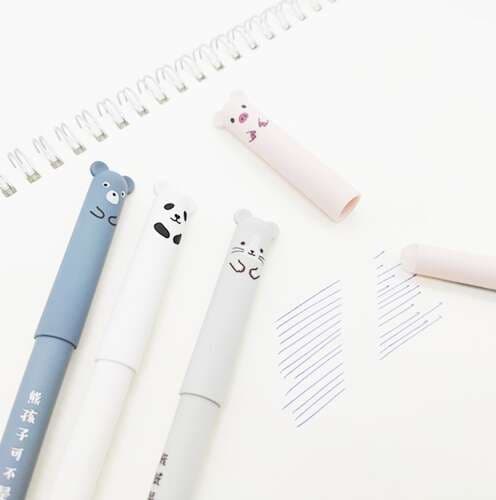 Suddbara Bläckpennor med Djurmotiv - 4-pack