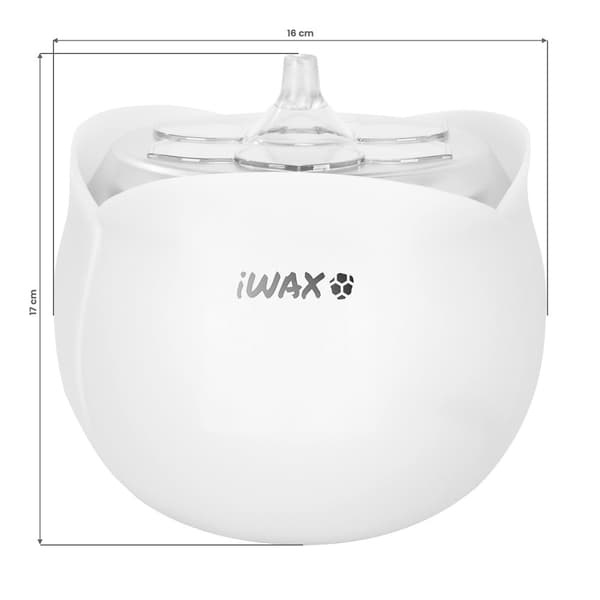 iWax blomstervoksvarmer hvid