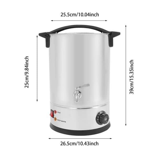 Kauneusvaha sulatusuuni, 1200W teho, 10L kapasiteetti,Hopea 12L