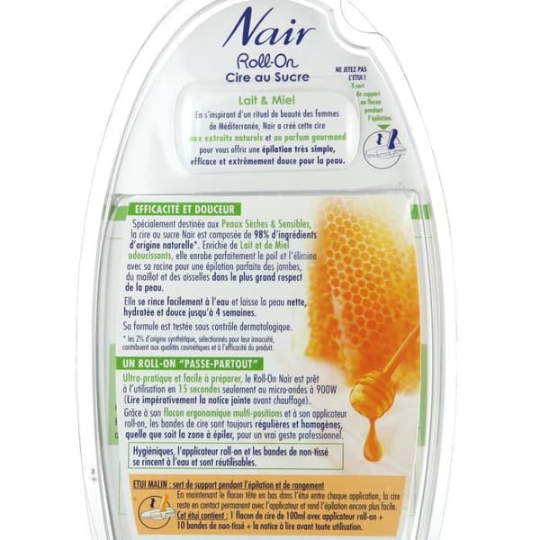 NAIR Sockervax för känslig hud - Roll-on - 100 ml