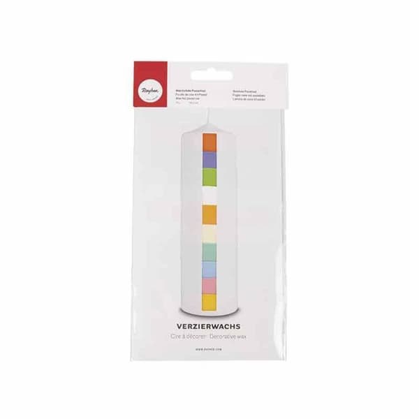 Vaxark Kit Pastell 10 färger 10 x 5 cm