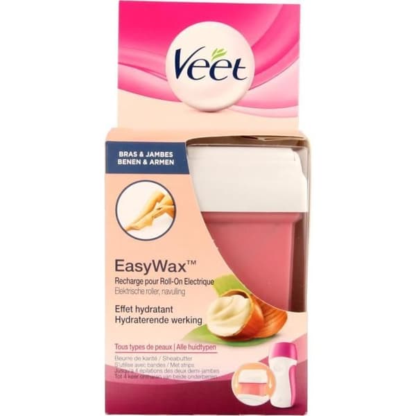 Veet - Hårborttagningspåfyllning för EasyWax armar och ben normal hud - 3059944023085