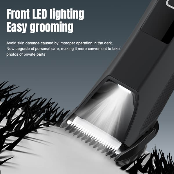 INF 4-i-1 Grooming Kit för män: Elektrisk rakapparat och trimmer