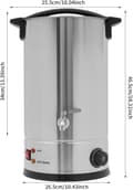 Miniatyrbillede 2 af 2: Voks smelter, 1800W varmeeffekt, 30-110°C temperaturinterval,15L