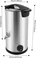 Miniatyrbillede 2 af 2: Voks smelter, 1800W varmeeffekt, 30-110°C temperaturinterval,10L