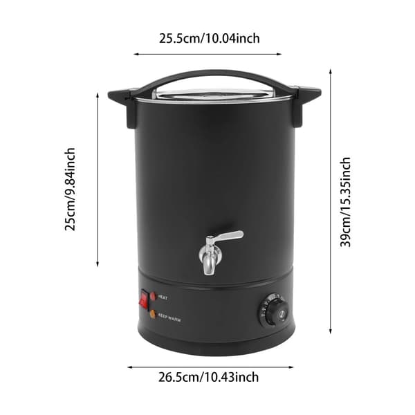 Kauneusvaha sulatusuuni, 1200W teho, 10L kapasiteetti,Musta 12L