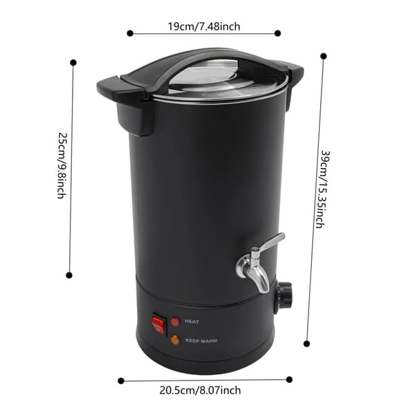 Kauneusvaha sulatusuuni, 1200W teho, 10L kapasiteetti,Musta 10L
