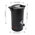 Pikkukuva 2 / 2: Kauneusvaha sulatusuuni, 1200W teho, 10L kapasiteetti,Musta 10L