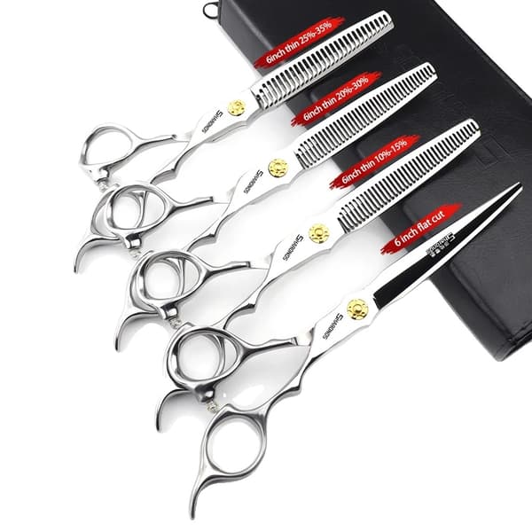 Sakset, ruostumaton teräs, ergonominen muotoilu,Lemmikkisakset, 6 Tuumaa 4KPL 10-35