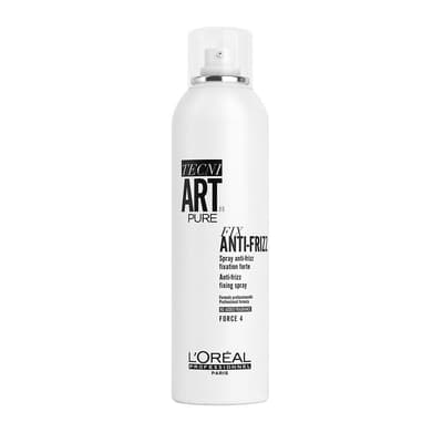 L'OREAL PROFESSIONNEL_Tecni Art Pure Fix Anti-Frizz Fixing Spray utrwalający lakier do włosów Force 4 400ml