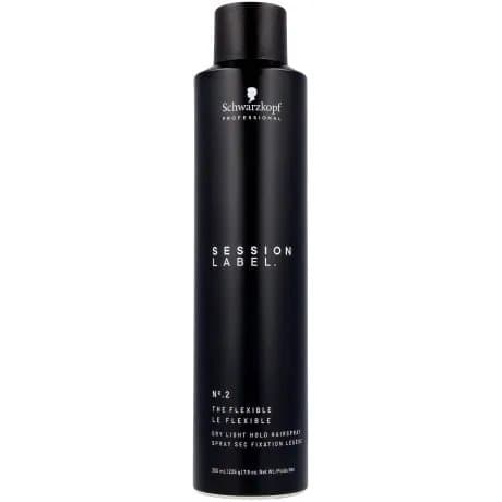 Schwarzkopf Professional Session Label The Flexible Dry Light Hold Hairspray 300ml - Hårspray