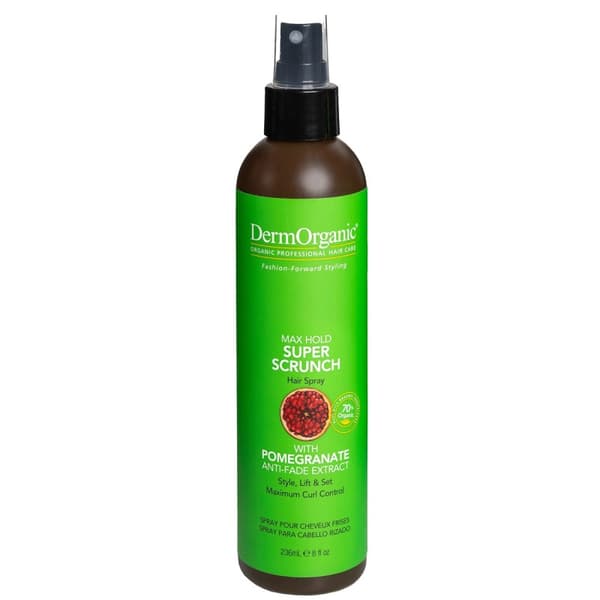 DermOrganic Super Scrunch Hair Spray 55% 236ml - Hårspray
