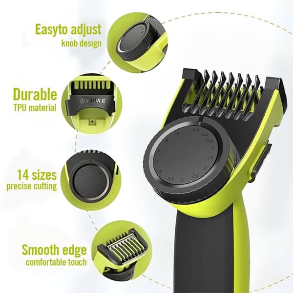 Philips Oneblade Razor Knife Guide Comb Trimmingille 14 pituutta säädettävät lisävarusteet