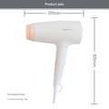 Miniatyrbillede 2 af 3: Philips BHD309 hurtigtørrende, foldbar hårtørrer med negative ioner, en letvægtshårplejeekspert