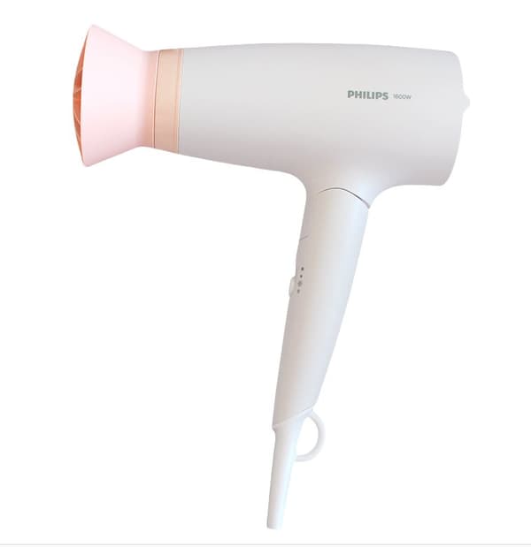 Philips BHD309 hurtigtørrende, foldbar hårtørrer med negative ioner, en letvægtshårplejeekspert