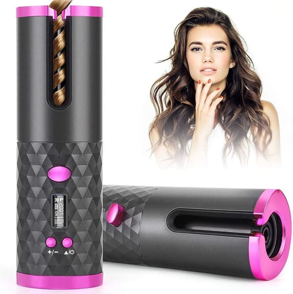 Automatisk Locktång / Hårkrullare Hair Curler uppladdningsbar