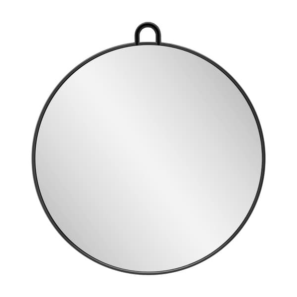 Q-29 rundt frisørspejl, sort