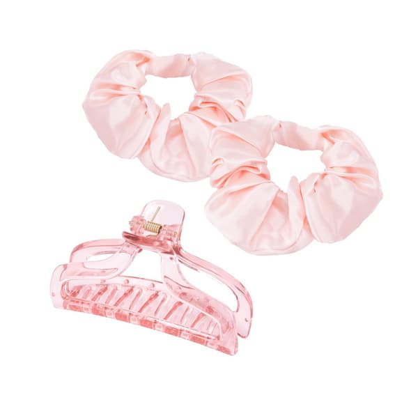 Pink hårrulle