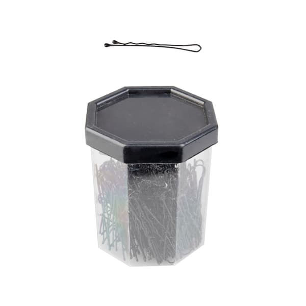 Kampaajan hiusneulat E-62 150 kpl 4,9 cm, musta