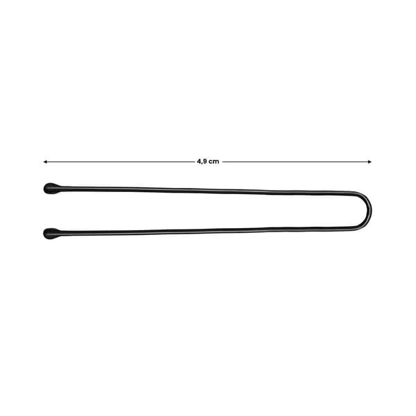 Kampaajan hiusneulat E-63 150 kpl 4,9 cm, musta