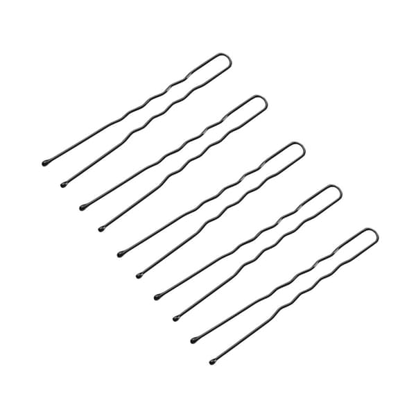 Kampaajan hiusneulat E-65 300 kpl 6 cm musta